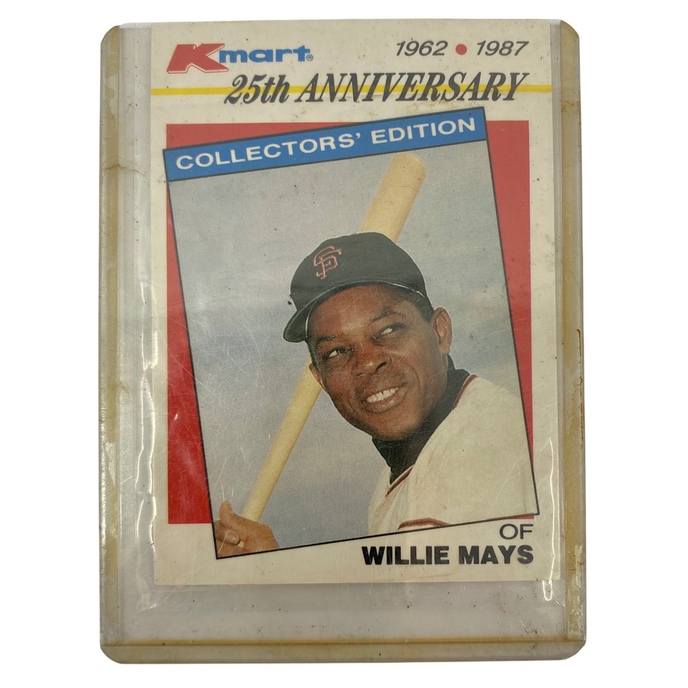 Kmart 25th Anniversary Collectors Edition Willie Mays Baseball Card 1962 1987‎